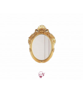 Mirror: Gold Vintage Looking Mirror (Large)
