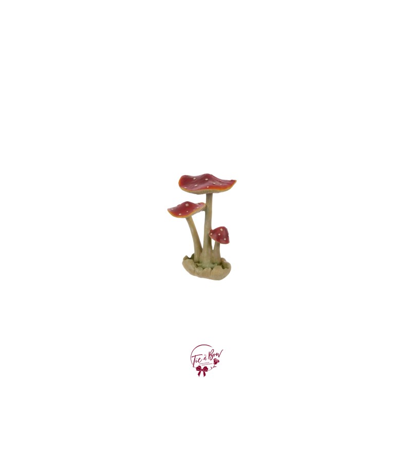 Trio Resin Mushrooms 