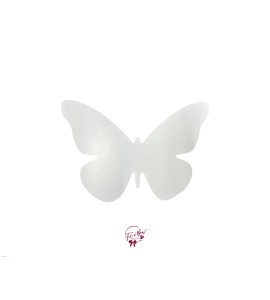 Butterfly Aplique in White (Medium)