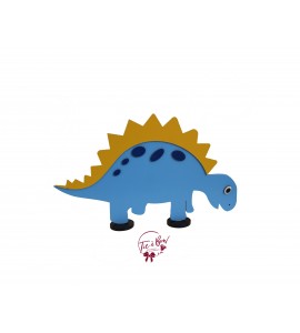 Dinosaur: Blue Dinosaur in Silhouette