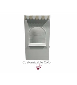 Customizable Arch Window Backdrop With 2 Removable Shelves (Attachable)