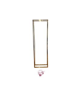 3D Narrow Gold Metallic Backdrop Frame (Tall)