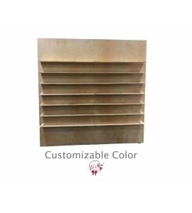 Customizable 7ft x 7ft Shelves Backdrop (2 pieces)