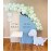 Customizable Half Right Arched Backdrop (5ft Tall)