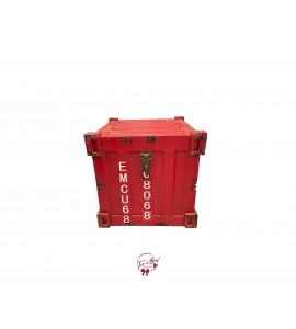 Trunk: Container Look Red Trunk (Medium)