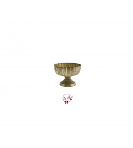 Gold: Rustic Gold Metal Bowl - FOR FLOWERS ONLY