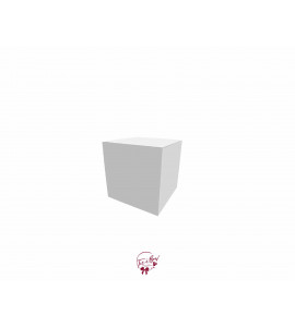 Pure White Acrylic Riser 8in x8in x 8in (Box)