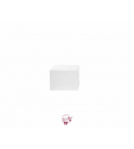 White Acrylic Riser 8in x8in x 6in (Box)