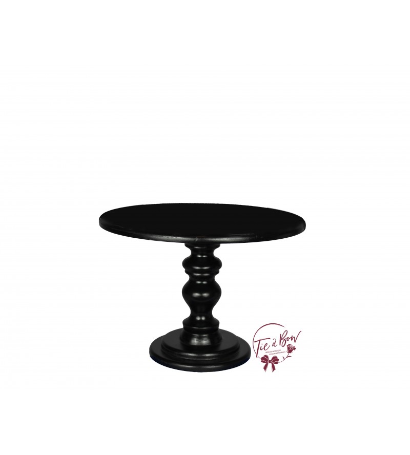 Black Provence Cake Stand: 10in W x 7.5in H