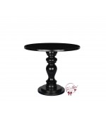 Black Provence Cake Stand: 10in W x 8.5in H