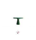 Green: Dark Green Hourglass Cake Stand (Short): 8in W x 5in H