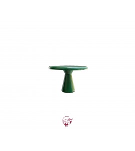 Green: Dark Green Hourglass Cake Stand (Short): 8in W x 5in H