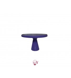 Purple Hourglass Cake Stand (Tall): 8in W x 5in H