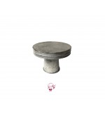 Galvanized Cake Stand: 8in W x 6in H