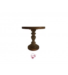 Wood Provence Cake Stand (Medium): 9.5in W x 9.75in H