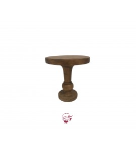 Wood: Light Wood Provence Cake Stand: 9.5in W x 10in H