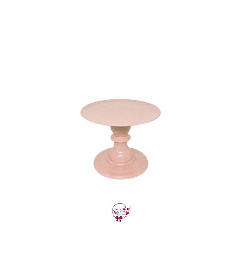 Blush Sobo Cake Stand: 6.5in W x 8in H
