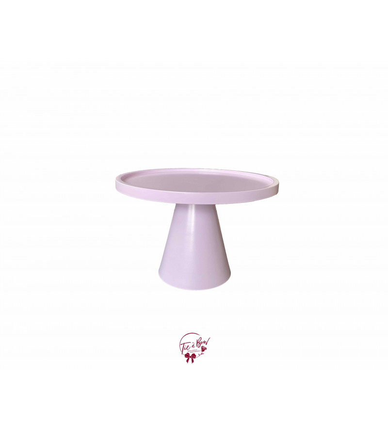 Lavender Deco Cake Stand: 10in W x 6.5in H