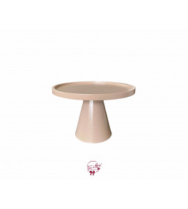 Mocha Cake Stand: 10in W x 6.5in H 