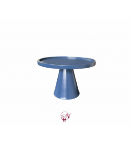 Blue: Navy Blue Deco Cake Stand: 10in W x 6.5in H