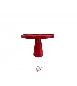 Red Deco Cake Stand: 8in W x 6.5in H (Medium) 