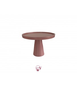 Pink: Rose Pink Deco Cake Stand: 8in W x 6.5in H (Medium) 
