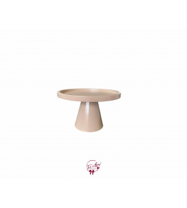 Mocha Cake Stand: 8.25in W x 5.5in H 