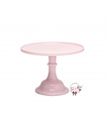 Pink: Light Pink Clean Cake Stand: 10in W x 8in H