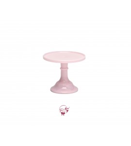 Pink: Light Pink Clean Cake Stand: 6in W x 5.5in H