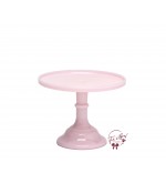 Pink: Light Pink Clean Cake Stand: 9in W x 7in H