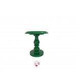 Green: Kelly Green Provence Lacquered Cake Stand:  7in W x  8.5in H