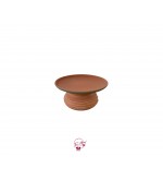Terracotta Cake Stand (Small): 6in W, 3in H