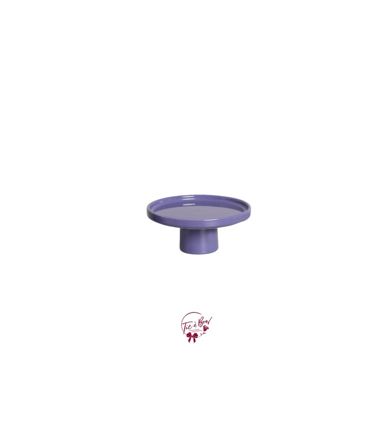 Violet Modern Silva Cake Stand (Small): 7.5in W, 3.5in H