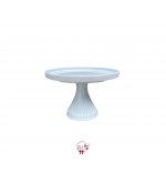 Blue: Light Blue Silva Cake Stand (Large): 12in W x 6in H
