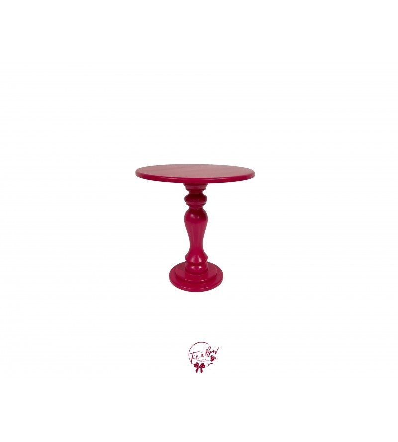 Pink: Fuchsia Provence Cake Stand: 10in W x 10in H