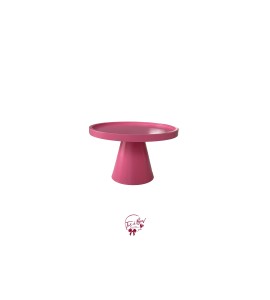 Pink Deco Cake Stand: 8.25in W, 5.5in H