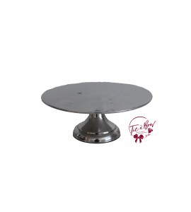 Stainless Cake Stand: 10.25in W x 4in H