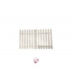 Fence: White Fence 20" Tall (2 panels) 