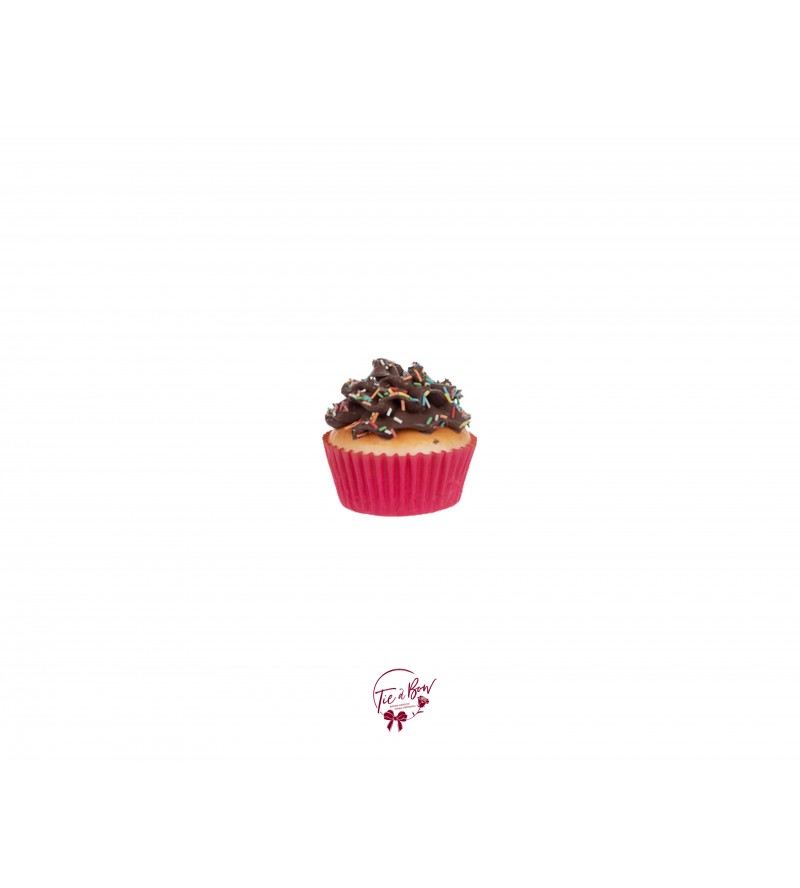 Chocolate Cupcake (Faux) 