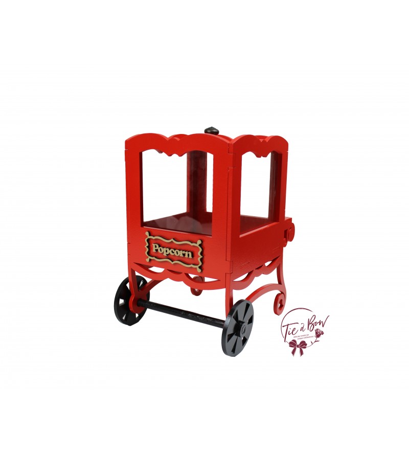 Red Popcorn Cart 