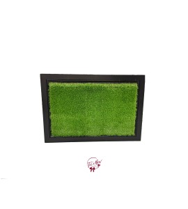 Table: Foldable Black and Grass Table