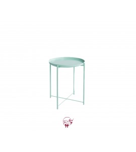 Accent Table: Mint Green Removable Tray Accent Table