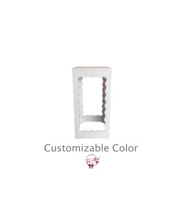 Pedestal: Customizable Color Wavy Pedestal Tall 15x15x30.5