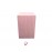 Pedestal: Light Pink Pedestal Tall 20x20x32.5