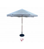 Umbrella: 9ft Macrame Patio Umbrella