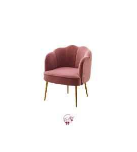 Chair: Shell Shaped Dust Pink Chair (Adult)