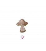 Mushroom: Blush Pink Velvet and Sequin Mushroom