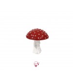 Mushroom: Red and White Textured Mushroom 