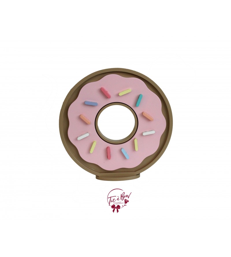 Donut: Light Pink Donut Silhouette