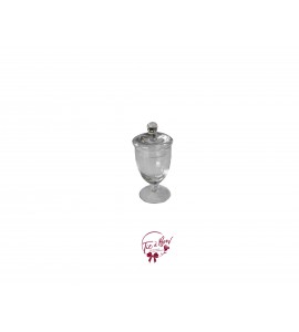 Candy Jar: 6 Inches Tall With Lid Apothecary Candy Jar (mini) 